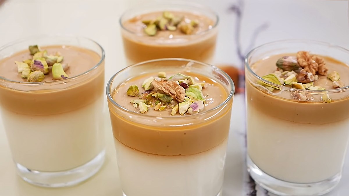 Cách làm bánh flan váng sữa cà phê không trứng đơn giản thơm béo