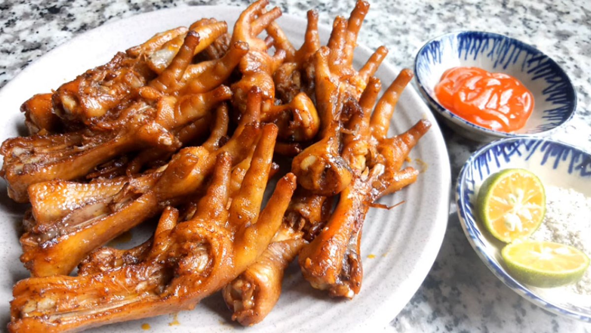 Cách làm chân gà nướng ngũ vị thơm lừng đậm đà hương vị ăn là ghiền